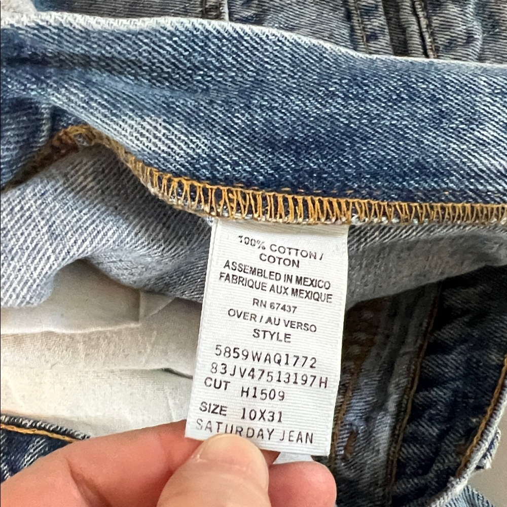 Polo Jeans Saturday Jean Light Wash Size 10 - Picture 6 of 7